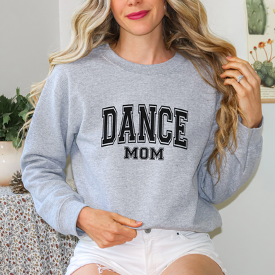 Dance mom varsity letters sweatshirt in grey