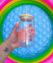 Load image into Gallery viewer, One happy mama beer can glass cup
