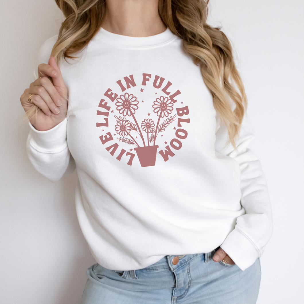 Full Bloom Women’s Sweatshirt.