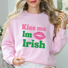 Load image into Gallery viewer, Kiss me I’m Irish St Patrick’s day sweatshirt
