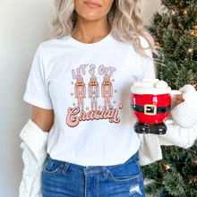 Load image into Gallery viewer, Let’s get crackin’ Christmas Shirt. Christmas graphic tee
