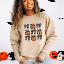 Load image into Gallery viewer, Coquette Pumpkins Women’s Halloween Sweatshirt
