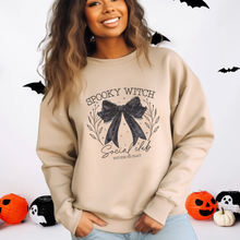 Load image into Gallery viewer, Spooky Witch Coquette Halloween Sweatshirt
