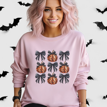 Load image into Gallery viewer, Coquette Pumpkins Women’s Halloween Sweatshirt
