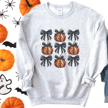 Load image into Gallery viewer, Coquette Pumpkins Women’s Halloween Sweatshirt
