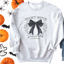 Load image into Gallery viewer, Spooky Witch Coquette Halloween Sweatshirt
