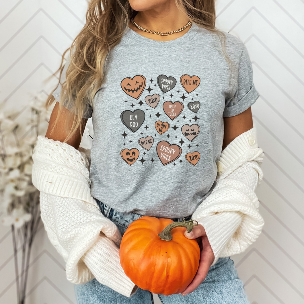 Halloween Candy Hearts t-shirt