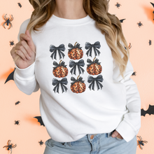 Load image into Gallery viewer, Coquette Pumpkins Women’s Halloween Sweatshirt
