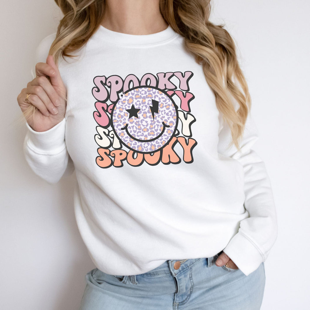 Pink Spooky Halloween Sweatshirt