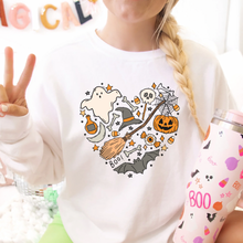 Load image into Gallery viewer, Halloween Heart Doodles Women’s Sweatshirt
