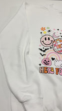 Load and play video in Gallery viewer, Here for the Boos Halloween Sweatshirt
