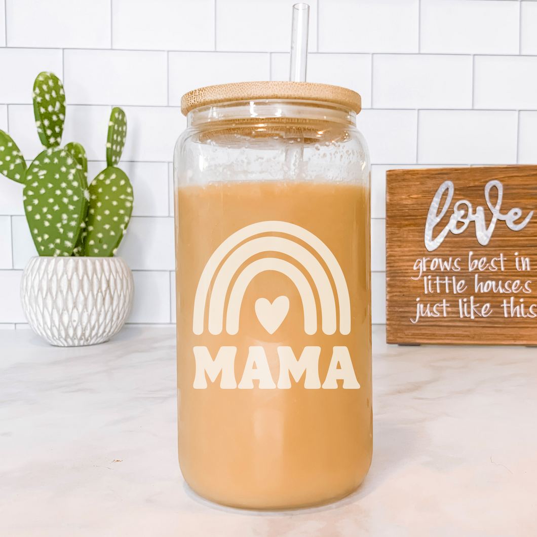 Mama Color changing glass cup