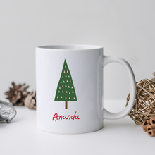 Load image into Gallery viewer, Fa la la Personalized Christmas Mug
