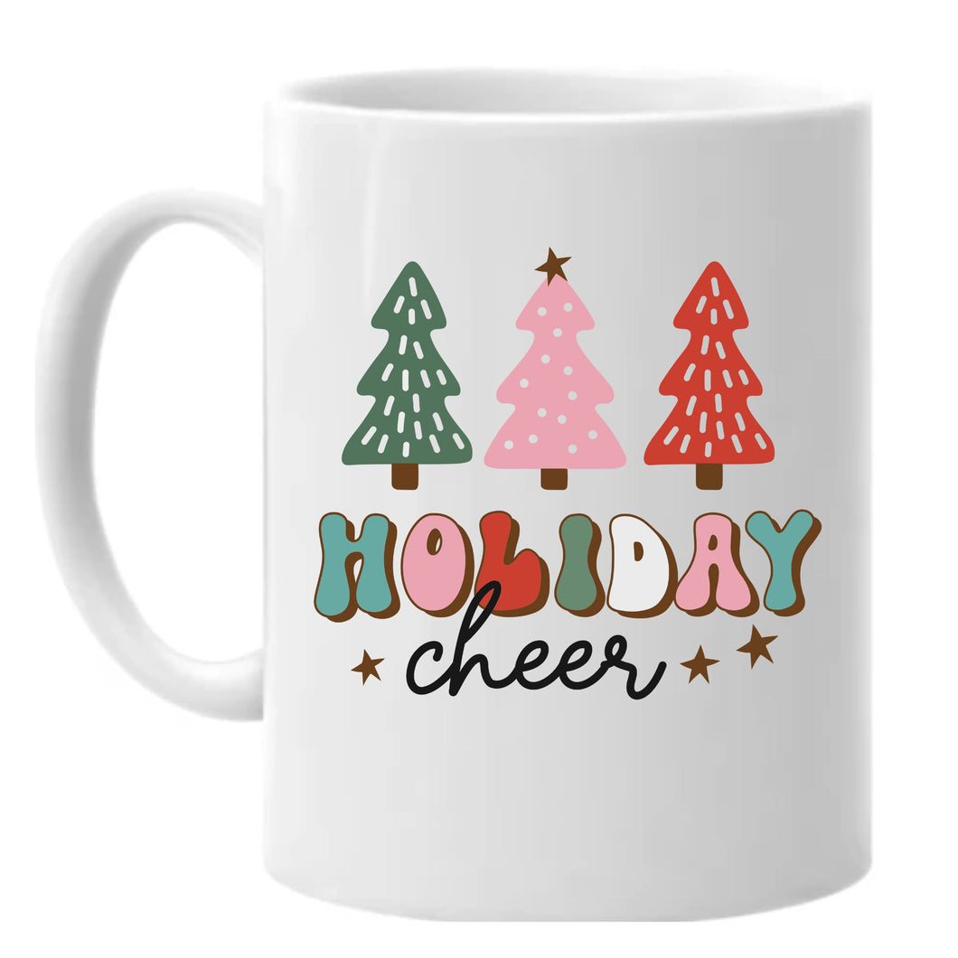 Holiday cheers Christmas mug