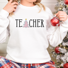 Load image into Gallery viewer, Teacher Christmas Women&#39;s Sweatshirt
