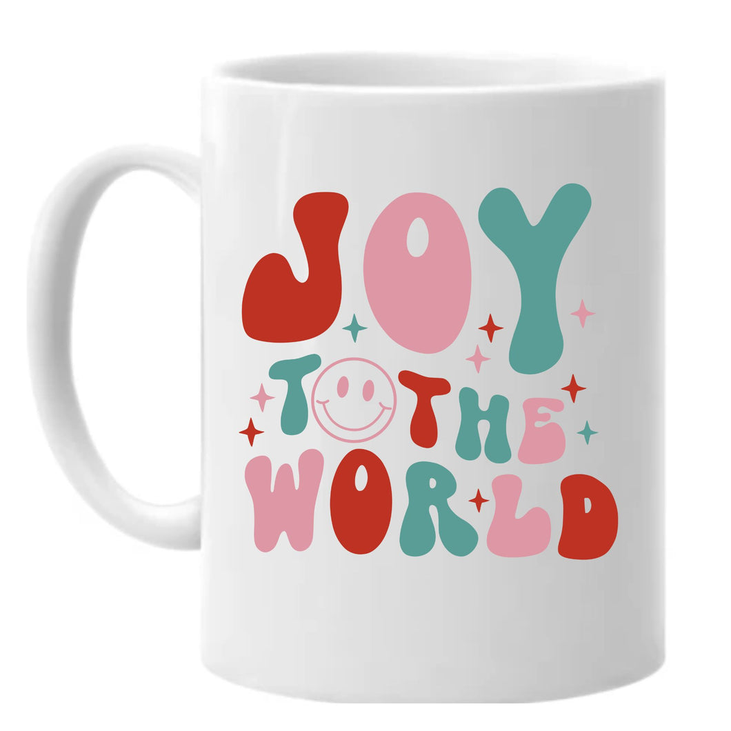 Joy to the world Christmas mug