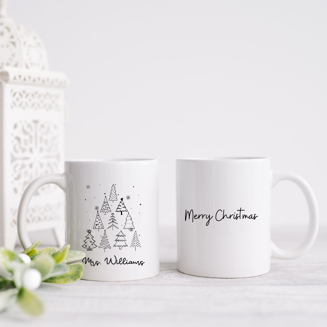 Personalized Christmas mug