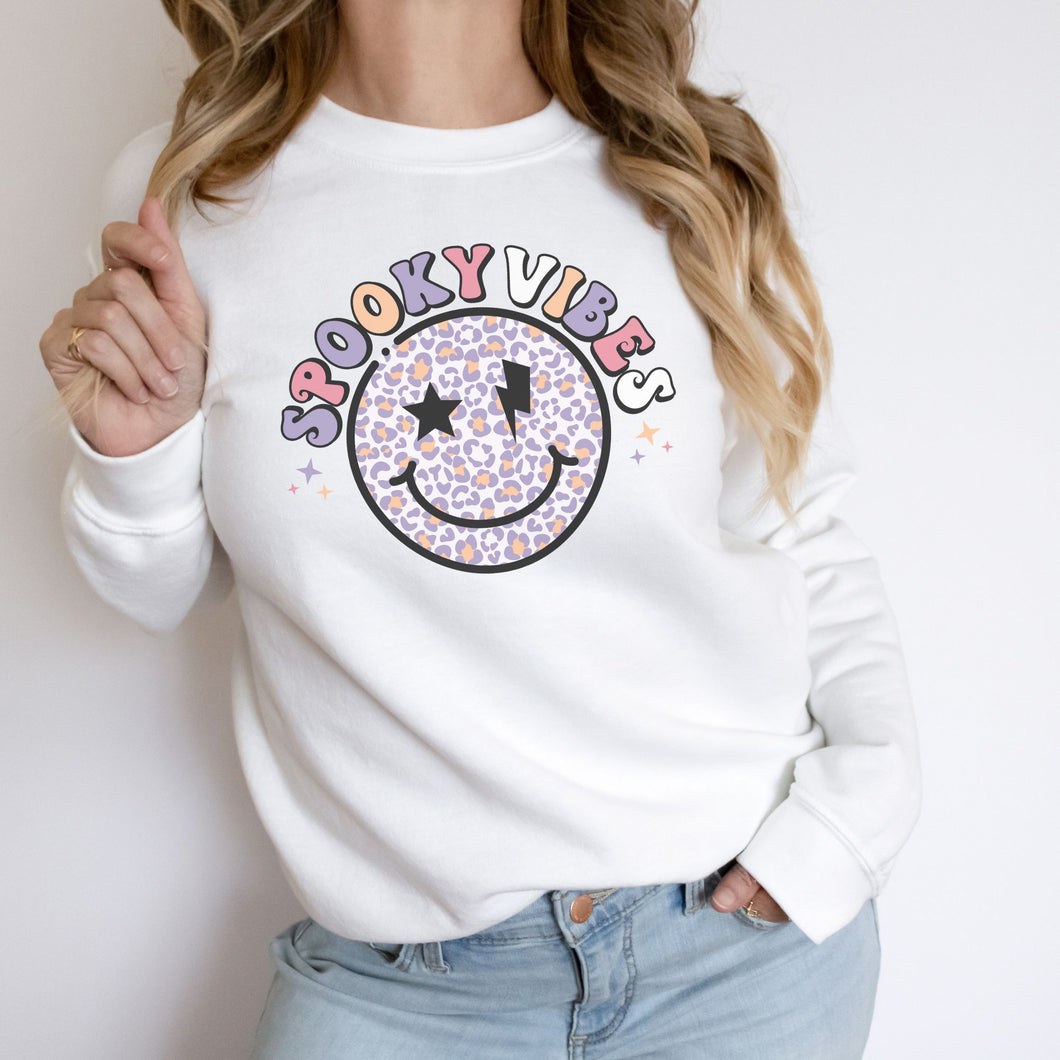 Happy Spooky Vibes Halloween Sweatshirt