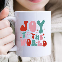 Load image into Gallery viewer, Joy to the world Christmas mug
