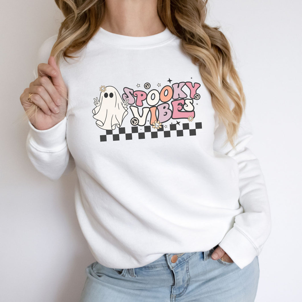 Spooky Vibes Halloween Sweatshirt