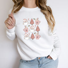 Load image into Gallery viewer, Trees and Santas Christmas Women&#39;s Sweatshirt
