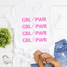 Load image into Gallery viewer, Girl power Women’s graphic tee
