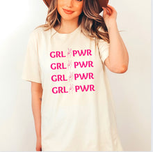 Load image into Gallery viewer, Girl power Women’s graphic tee
