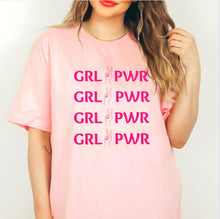 Load image into Gallery viewer, Girl power Women’s graphic tee
