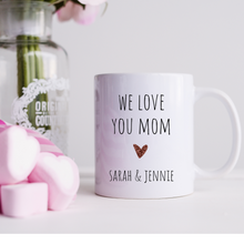 Load image into Gallery viewer, Mama Rainbow Personalized Mug
